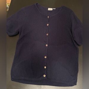 Classic Elements Dark Blue Knit Sweater